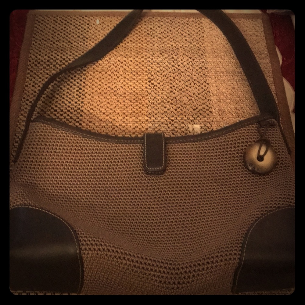 The SAK brown/tan small shoulder bag